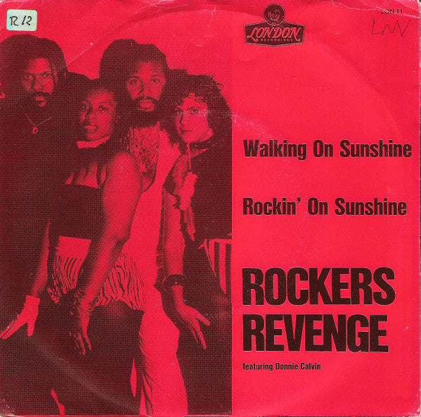 Rockers Revenge Featuring Donnie Calvin : Walking On Sunshine (7", Single)