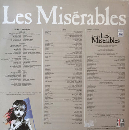 Alain Boublil And Claude-Michel Schönberg : Les Misérables (2xLP, Album)