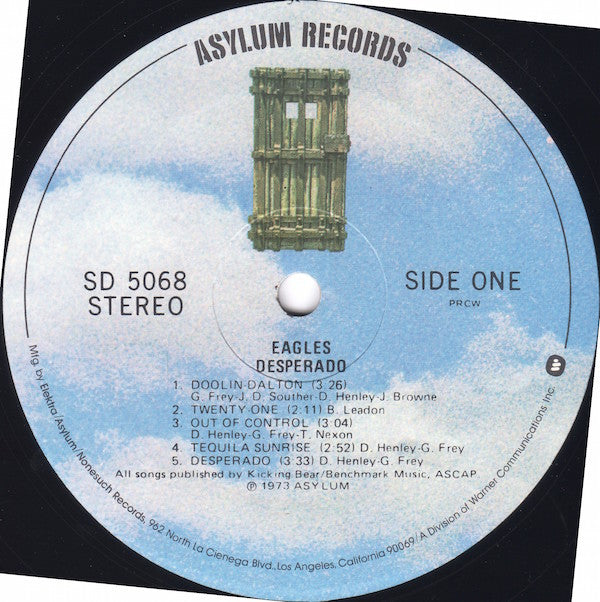 Eagles : Desperado (LP, Album, RE, PRC)