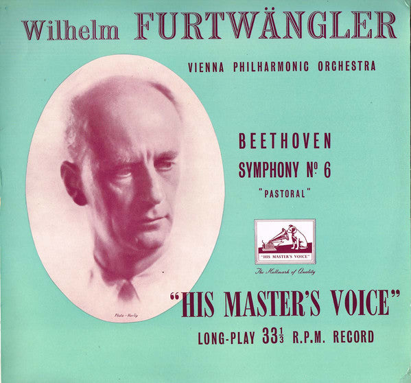 Ludwig van Beethoven / Wilhelm Furtwängler ‧ Wiener Philharmoniker : Symphony No. 6 "Pastoral" (LP, Album, Mono)