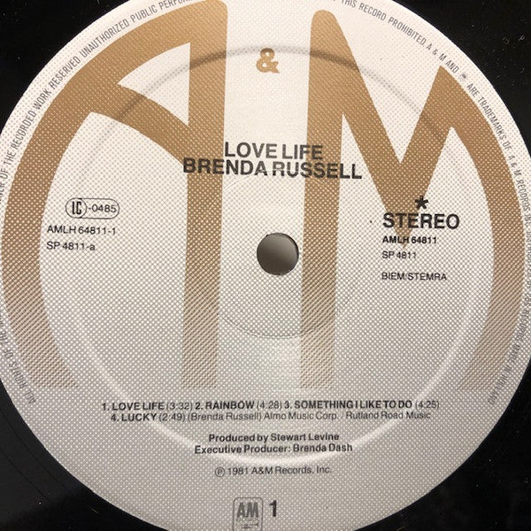 Brenda Russell (2) : Love Life (LP, Album)