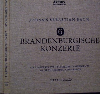 Johann Sebastian Bach, Rudolf Baumgartner, Festival Strings Lucerne : 6 Brandenburgische Konzerte (2xLP + Box)