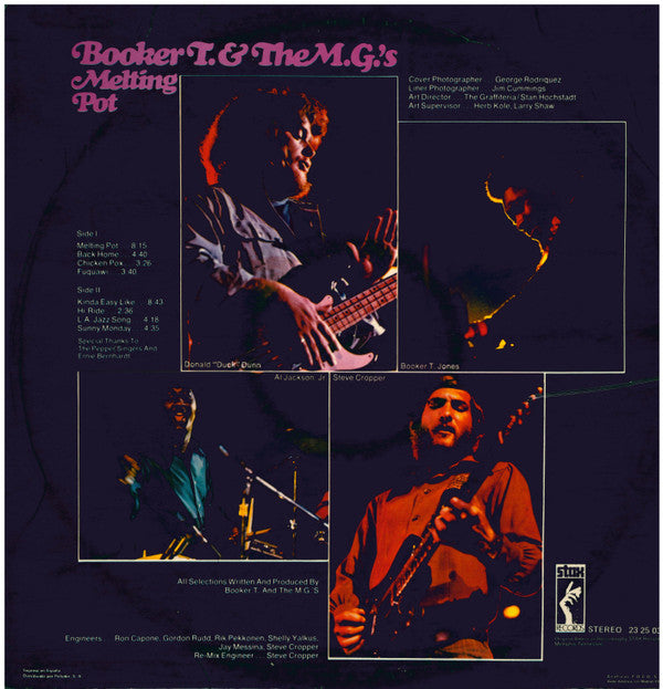 Booker T & The MG's : Melting Pot (LP, Album)