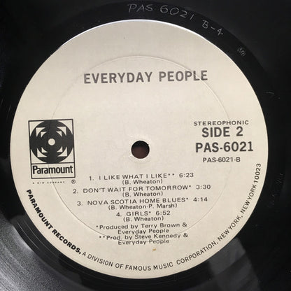 Everyday People (4) : Everyday People (LP, Album, Mon)