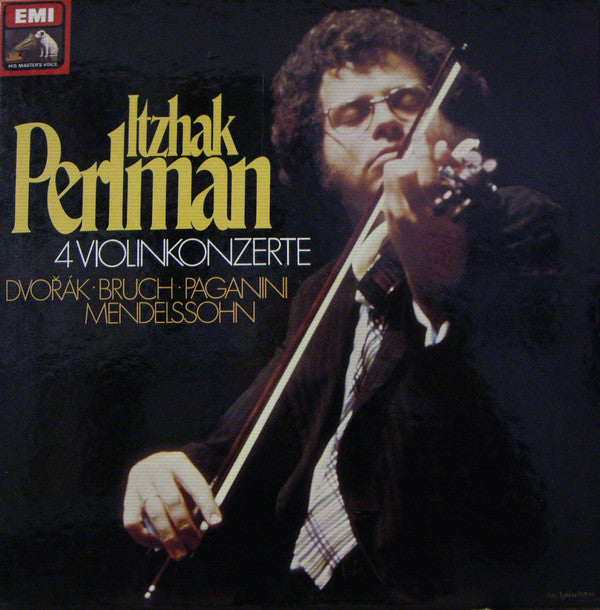 Itzhak Perlman, Antonín Dvořák, Max Bruch, Niccolò Paganini, Felix Mendelssohn-Bartholdy : 4 Violinkonzerte (3xLP, Comp + Box)