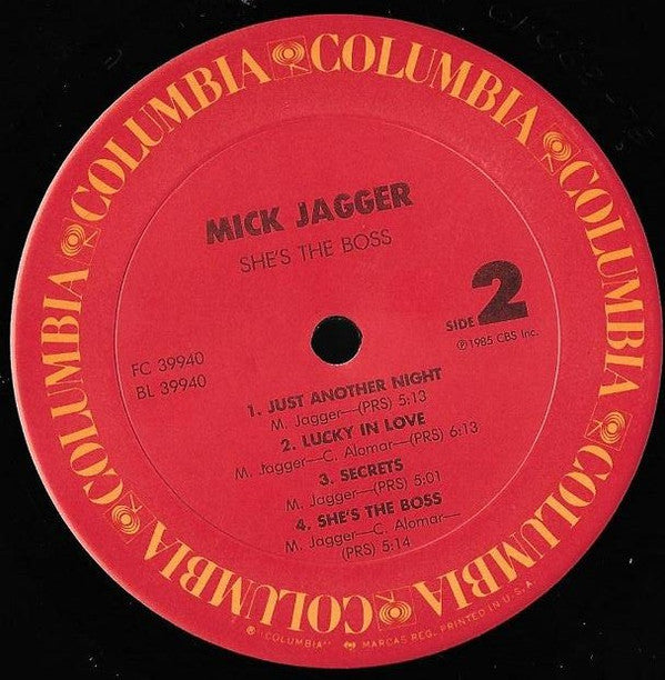 Mick Jagger : She's The Boss (LP, Album, Car)