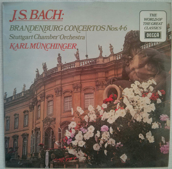 Johann Sebastian Bach, Stuttgarter Kammerorchester, Karl Münchinger : Brandenburg Concertos Nos. 4-6 (LP, Comp, RE)