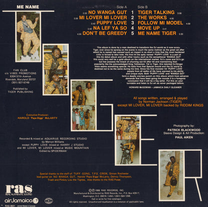 Tiger : Me Name Tiger (LP, Album)