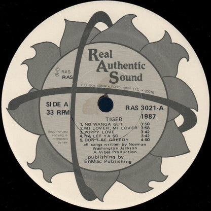 Tiger : Me Name Tiger (LP, Album)