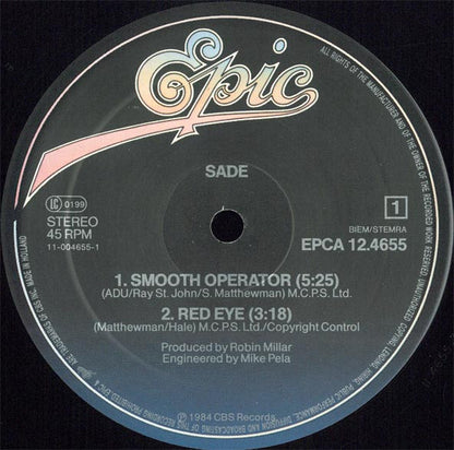 Sade : Smooth Operator (12", Maxi)