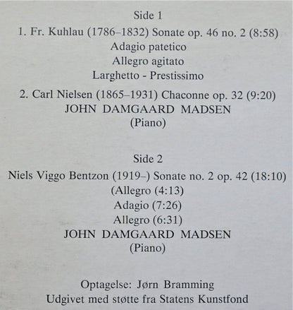 John Damgaard : Danish Piano Music (LP)