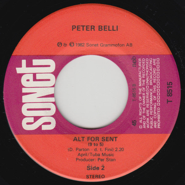 Peter Belli : Spejldans (7")