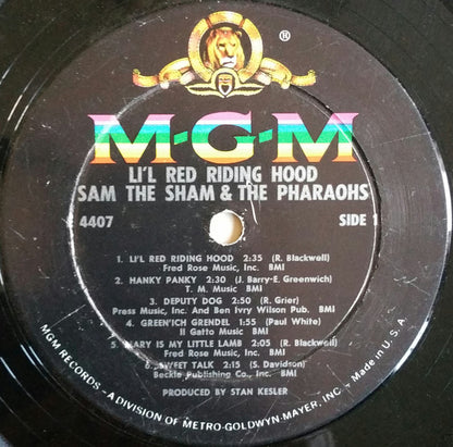 Sam The Sham & The Pharaohs : Li'l Red Riding Hood (LP, Album, Mono, Wad)