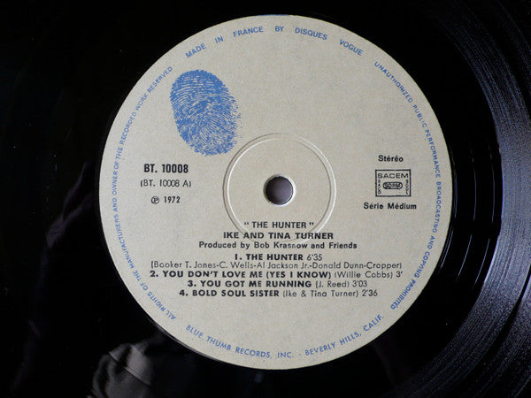 Ike & Tina Turner : The Hunter (LP, Album, RP)