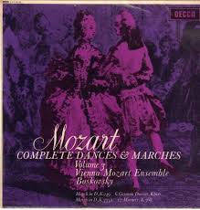 Wolfgang Amadeus Mozart, Wiener Mozart Ensemble, Willi Boskovsky : Complete Dances & Marches (Volume 3) (LP, Mono)