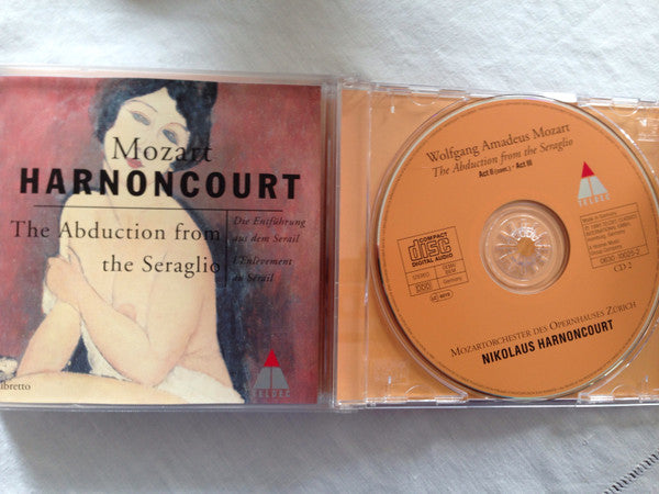 Wolfgang Amadeus Mozart - Nikolaus Harnoncourt : The Abduction From The Seraglio = Die Entführung Aus Dem Serail = L'Enlèvement Au Sérail (2xCD, RE)
