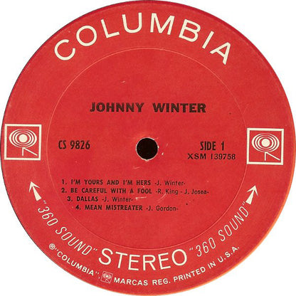 Johnny Winter : Johnny Winter (LP, Album)