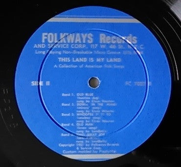 Various : This Land Is My Land (10", Comp)