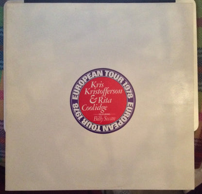 Kris Kristofferson, Rita Coolidge, Billy Swan : European Tour 1978 (LP, Comp, Promo)