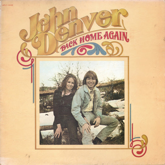 John Denver : Back Home Again (LP, Album, Gat)