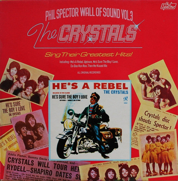 The Crystals : The Crystals Sing Their Greatest Hits (LP, Comp, Mono)