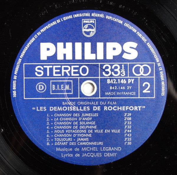 Michel Legrand : Les Demoiselles De Rochefort (Bande Originale Du Film) (LP, Album)