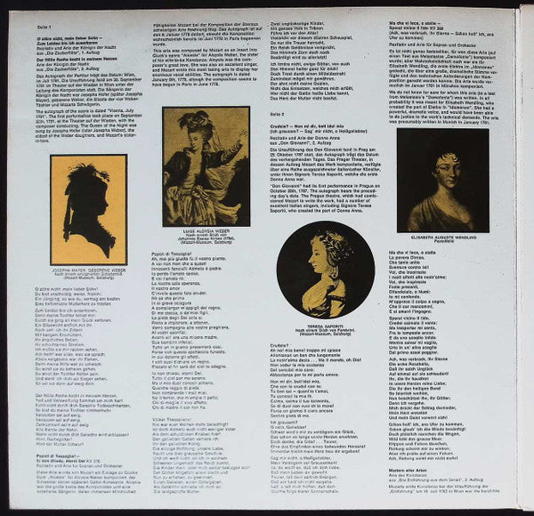 Edda Moser, Bayerisches Staatsorchester, Wolfgang Sawallisch, Leopold Hager, Wolfgang Amadeus Mozart : Virtuose Arien Von W.A. Mozart (LP)