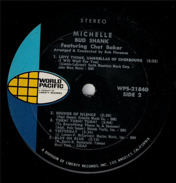 Bud Shank : Michelle (LP, Album, RE)