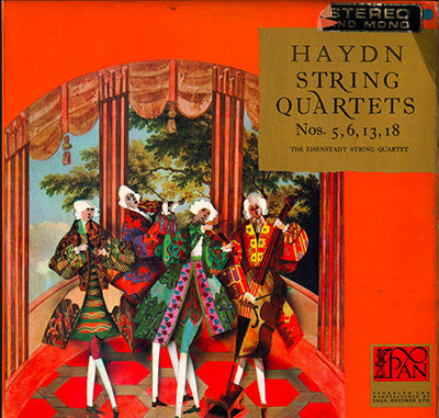 Joseph Haydn, Haydn-Quartett Eisenstadt : String Quartets Nos. 5, 6, 13, 18 (LP, Album)