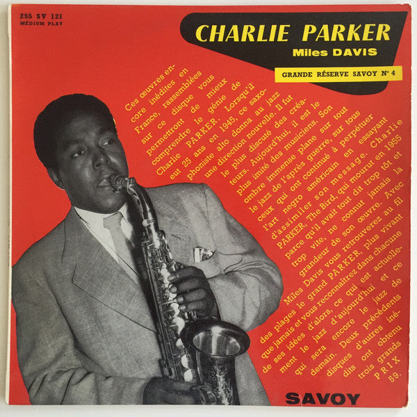 Charlie Parker, Miles Davis : Charlie Parker - Miles Davis (10", Comp)