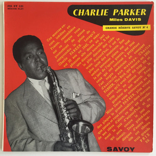 Charlie Parker, Miles Davis : Charlie Parker - Miles Davis (10", Comp)