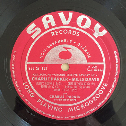 Charlie Parker, Miles Davis : Charlie Parker - Miles Davis (10", Comp)