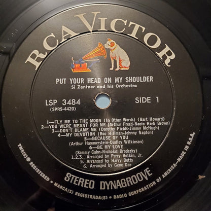 Si Zentner And His Orchestra : Put Your Head On My Shoulder (LP)
