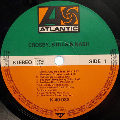 Crosby, Stills & Nash : Crosby, Stills & Nash (LP, Album, Gat)