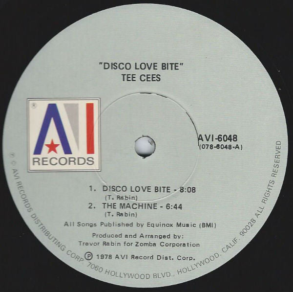 The Tee Cee's : Disco Love Bite (LP, Album)