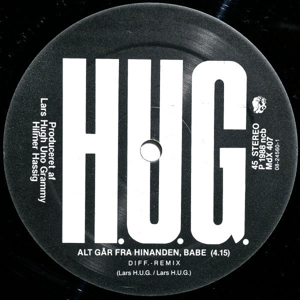 Lars H.U.G. : Alt Går Fra Hinanden, Babe / Kvinde Min (12", Maxi)