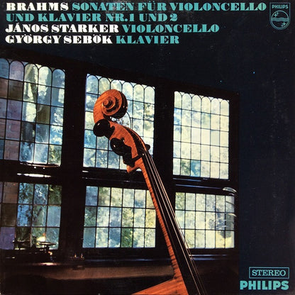 Johannes Brahms, Janos Starker, György Sebök : Sonaten Für Violoncello Und Klavier Nr.1 Und 2 (LP)