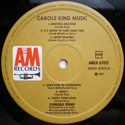 Carole King : Carole King Music (LP, Album, Gat)