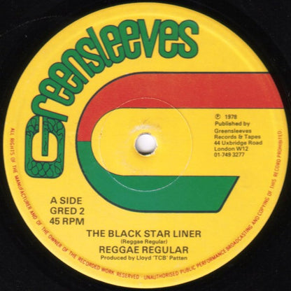 Reggae Regular : The Black Star Liner / Where Is Jah (12")