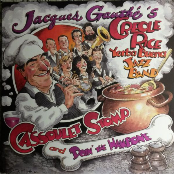 Jacques Gauthé And His Creole Rice Jazz Band : Cassoulet Stomp (LP)