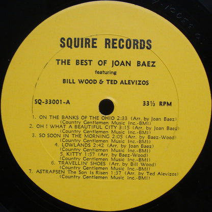 Joan Baez : The Best Of Joan Baez (LP, Album, Mono, RE)