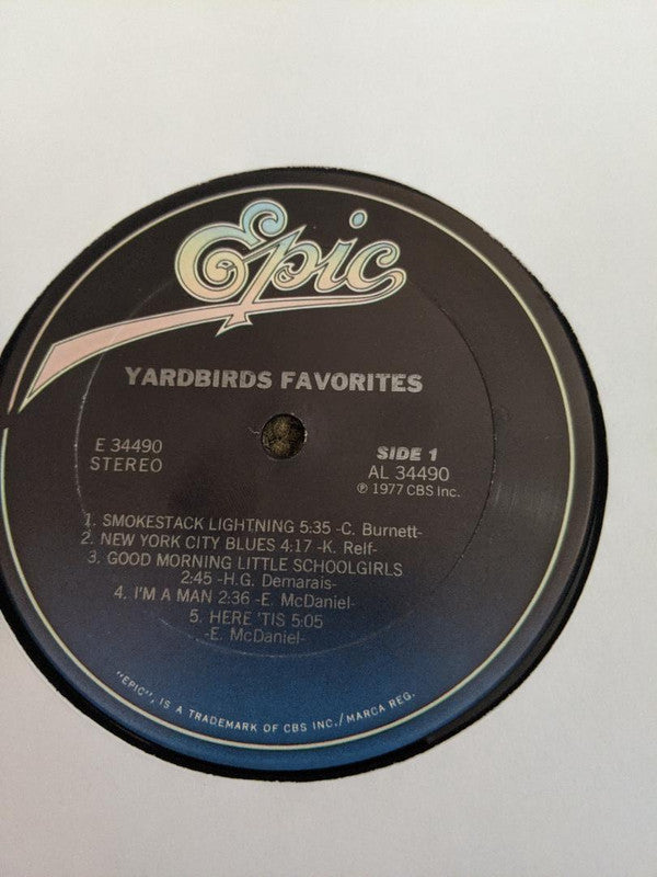 The Yardbirds : Favorites (LP, Comp, RE, San)