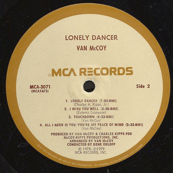 Van McCoy : Lonely Dancer (LP, Album)