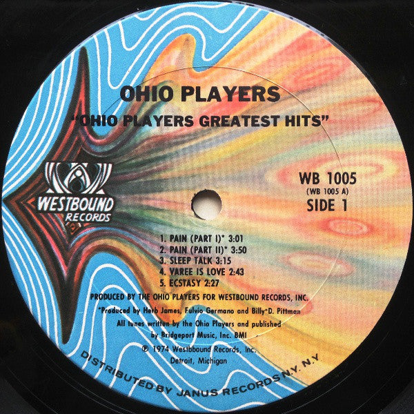 Ohio Players : Ohio Players Greatest Hits (LP, Comp, San)