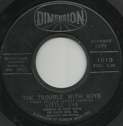 Little Eva : What I Gotta Do (To Make You Jealous) / The Trouble With Boys (7", Single, Promo)