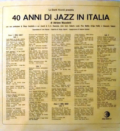 Various : 40 Anni Di Jazz In Italia (A Cura Di Adriano Mazzoletti) (2xLP, Comp)