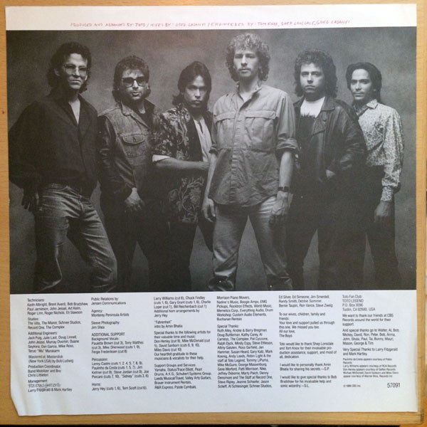 Toto : Fahrenheit (LP, Album)