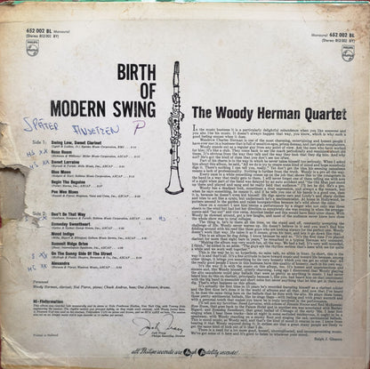 Woody Herman Quartet : Birth Of Modern Swing (LP, Album, Mono)