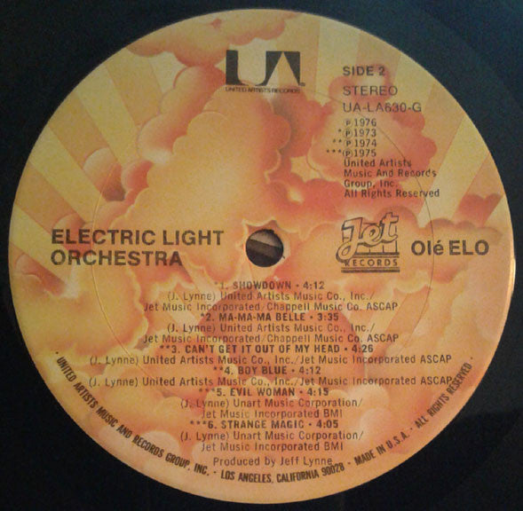 Electric Light Orchestra : Olé ELO (LP, Comp, RE)