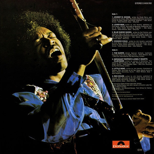 Jimi Hendrix : Hendrix In The West (LP, Album, RE)